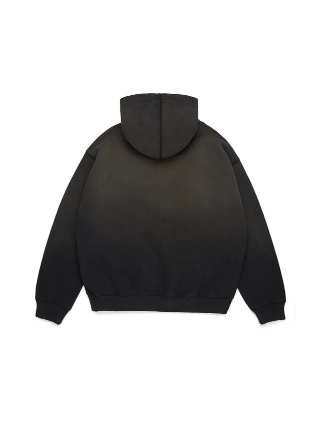Peace Wreath Knockout Zip-hoodie zwart