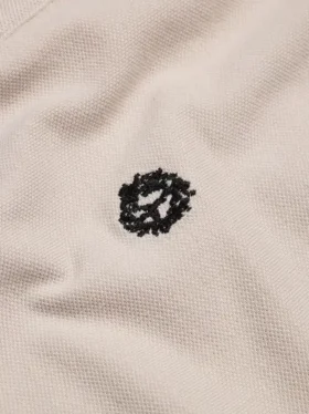 Peace Wreath-polo, crèmekleurig