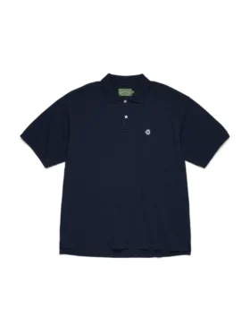 Peace Wreath-polo marineblauw
