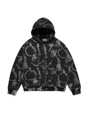 Plates Zip-hoodie