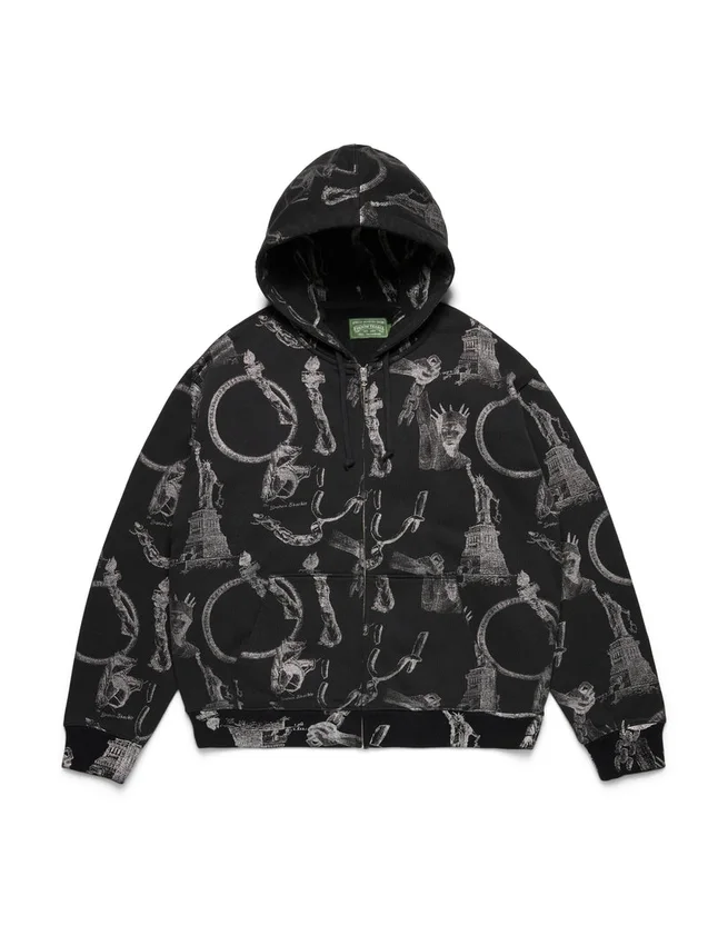 Plates Zip-hoodie
