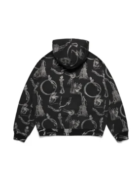 Plates Zip-hoodie