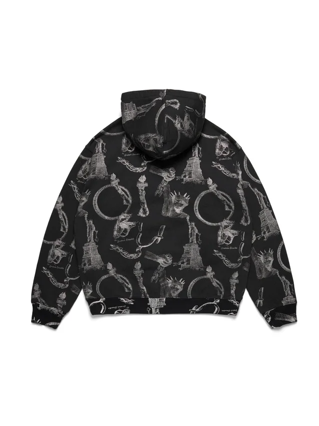 Plates Zip-hoodie