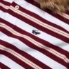 Polo met panterbontkraag, rood