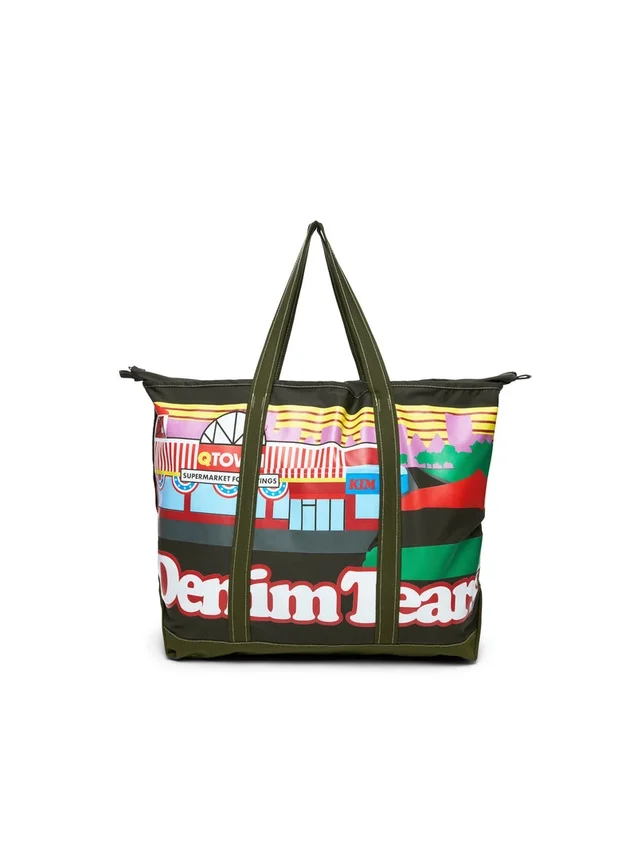 Q Town nylon shoppers