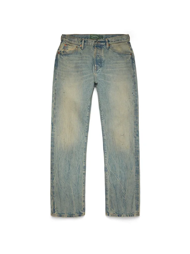 Rechte Denim broek, vuile was