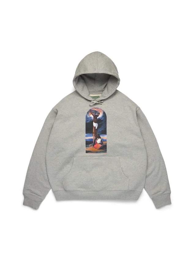 Seizoensgebonden bijbelse hoodie, grijs