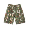 Seizoensgebonden cargoshort in camouflage