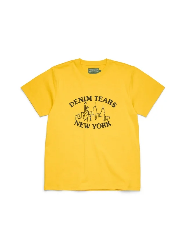 Skyline T-shirt Geel