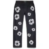 Straight Cotton Wreath-denimbroek met selvedge