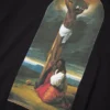 T-shirt 'St. Maria Magdalena aan de voet van het kruis' - zwart