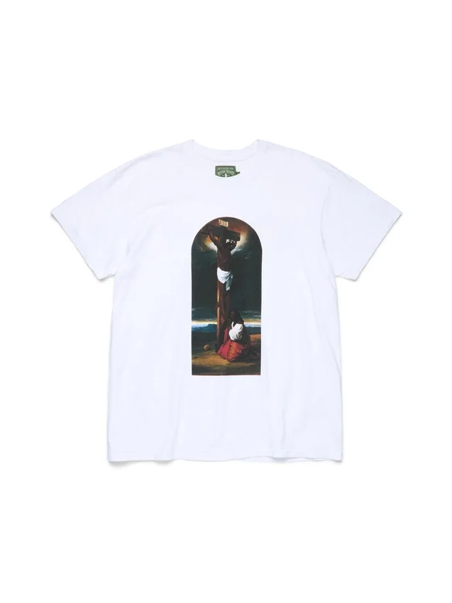 T-shirt ‘St. Mary Magdalene at the Foot of the Cross’ – Wit