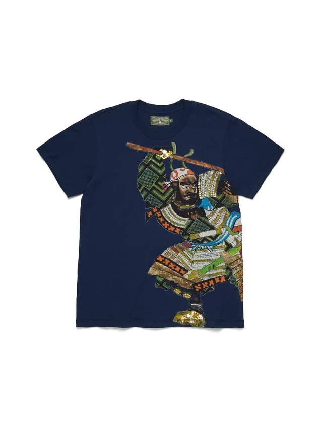 Yasuke T-shirt marineblauw