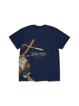 Yasuke T-shirt marineblauw